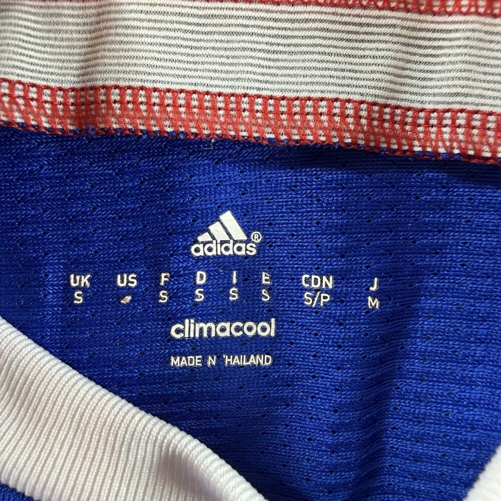 FC Bayern Munich Jersey Mens Small Red Blue Climacool Soccer Shirt Kit Blank - Picture 3 of 7
